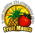 Fruitmania progresivo jackpot