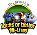 Jacks or better jackpot progressivo